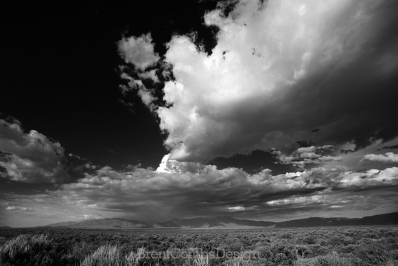 Storm over Taos Mountain